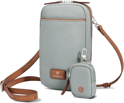 Siena Nexus Phone Crossbody Bag - RFID Blocking Card Slots and Detachable Pouch for Travel Phone Shoulder Bag