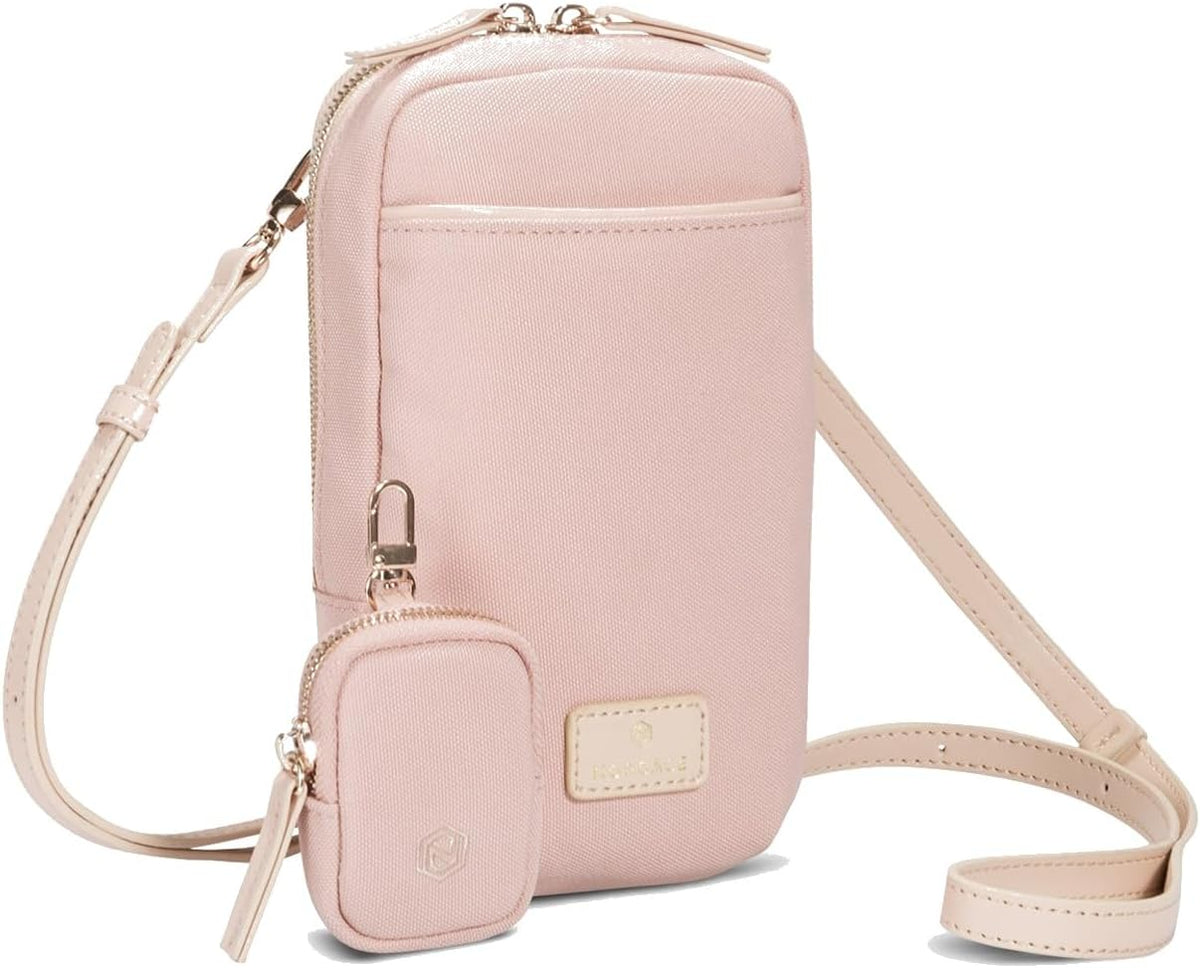 Siena Nexus Phone Crossbody Bag - RFID Blocking Card Slots and Detachable Pouch for Travel Phone Shoulder Bag
