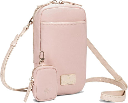 Siena Nexus Phone Crossbody Bag - RFID Blocking Card Slots and Detachable Pouch for Travel Phone Shoulder Bag