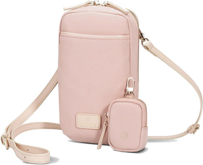 Siena Nexus Phone Crossbody Bag - RFID Blocking Card Slots and Detachable Pouch for Travel Phone Shoulder Bag