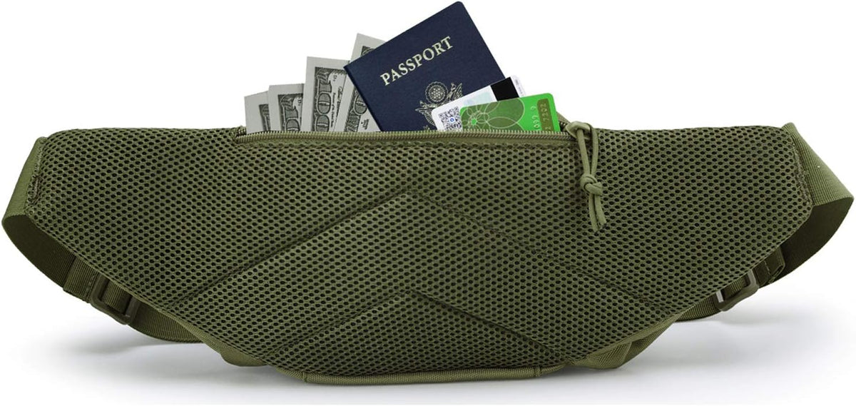 Tactical Pistol Pouch Ultimate Fanny Pack Holster Fits 1911, Glock, H&K, Ruger, S&W M&P Shield, Taurus, Sig Sauer, Springfield, Beretta, Kimber, Walther, and More