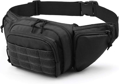 Tactical Pistol Pouch Ultimate Fanny Pack Holster Fits 1911, Glock, H&K, Ruger, S&W M&P Shield, Taurus, Sig Sauer, Springfield, Beretta, Kimber, Walther, and More