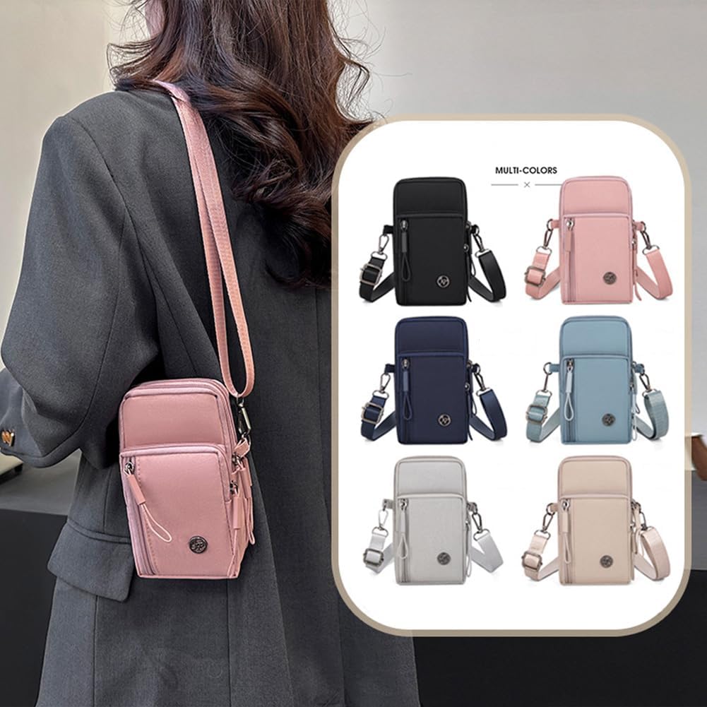 Small Crossbody Cell Phone Purse Wallet for Women Lightweight Handbags Mini Shoulder Bag with Adjustable Strap Cute