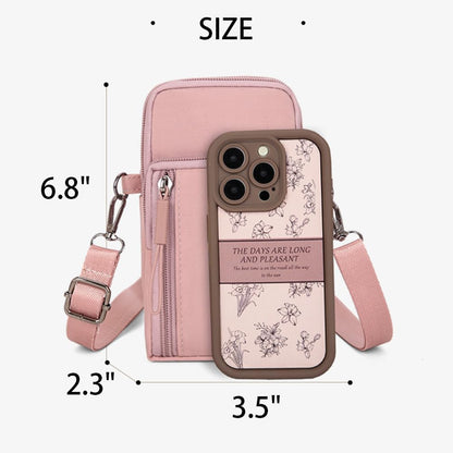 Small Crossbody Cell Phone Purse Wallet for Women Lightweight Handbags Mini Shoulder Bag with Adjustable Strap Cute