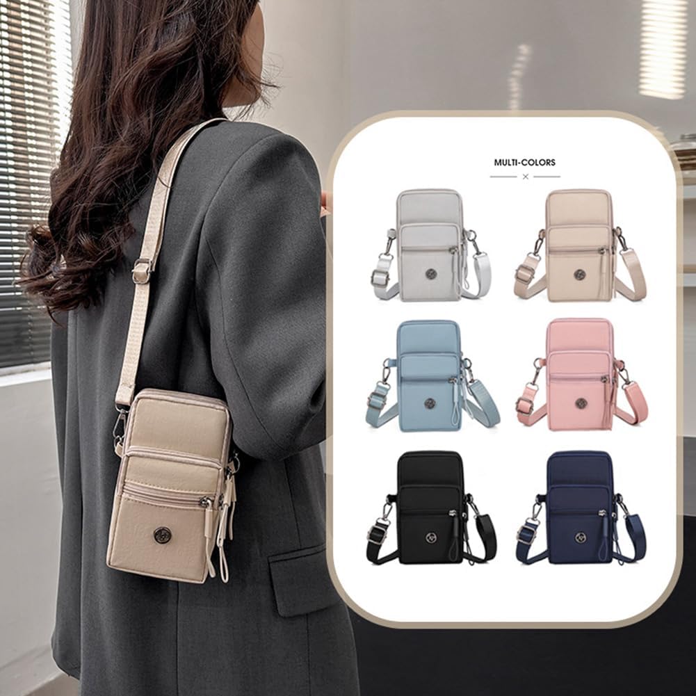 Small Crossbody Cell Phone Purse Wallet for Women Lightweight Handbags Mini Shoulder Bag with Adjustable Strap Cute
