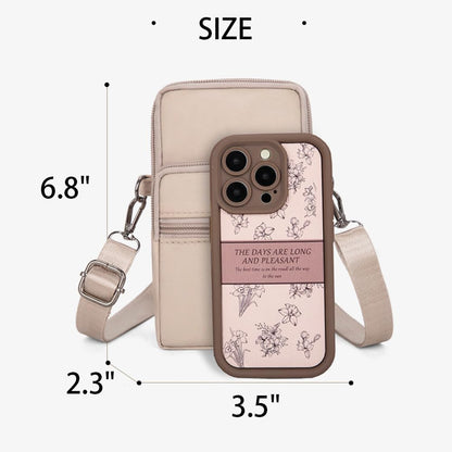 Small Crossbody Cell Phone Purse Wallet for Women Lightweight Handbags Mini Shoulder Bag with Adjustable Strap Cute