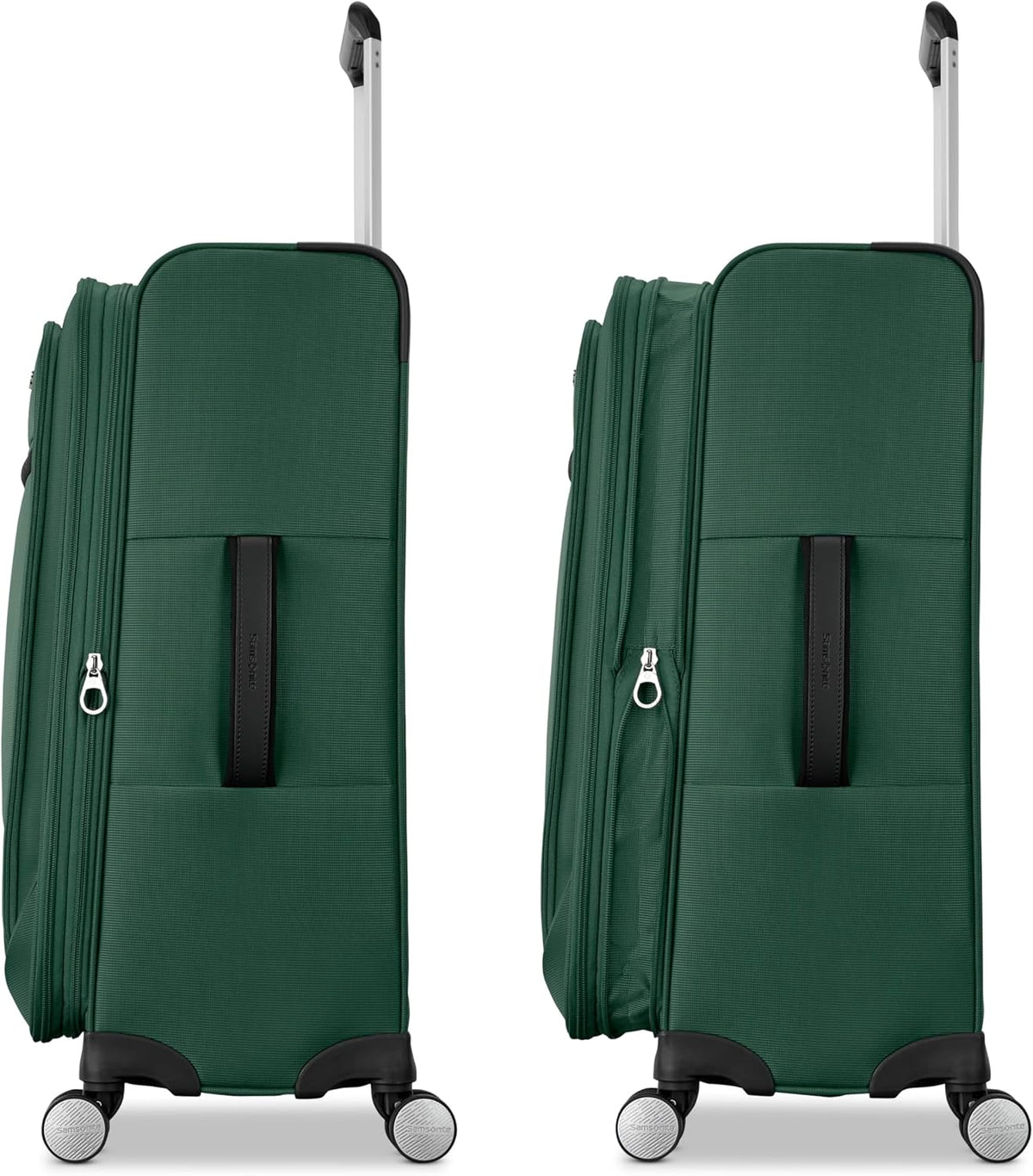 Carry-On Soft-Sided Expandable 21-Inch Element Suitcase: Airline Approved for Most Major Airlines, Durable, 360° Spinner Wheels, Adjustable Handle, 2 Front & Side Pocket- CAPTAINS BLUE
