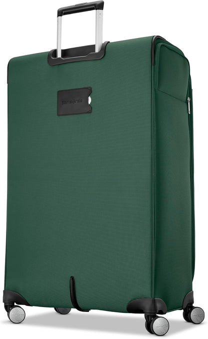 Carry-On Soft-Sided Expandable 21-Inch Element Suitcase: Airline Approved for Most Major Airlines, Durable, 360° Spinner Wheels, Adjustable Handle, 2 Front & Side Pocket- CAPTAINS BLUE