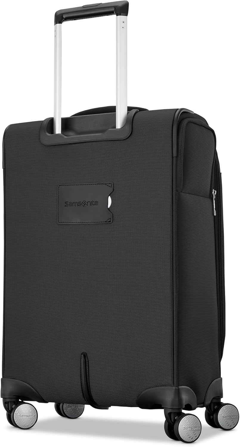 Carry-On Soft-Sided Expandable 21-Inch Element Suitcase: Airline Approved for Most Major Airlines, Durable, 360° Spinner Wheels, Adjustable Handle, 2 Front & Side Pocket- CAPTAINS BLUE