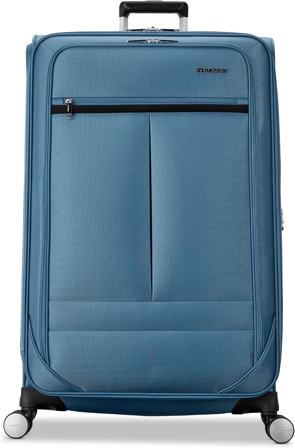 Carry-On Soft-Sided Expandable 21-Inch Element Suitcase: Airline Approved for Most Major Airlines, Durable, 360° Spinner Wheels, Adjustable Handle, 2 Front & Side Pocket- CAPTAINS BLUE
