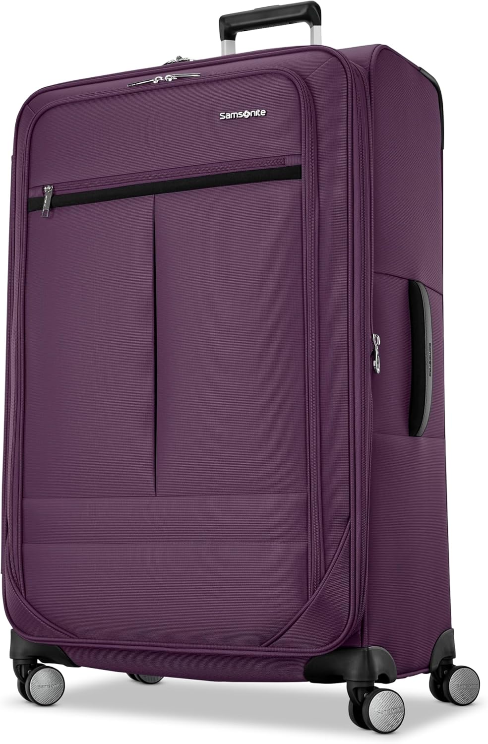 Carry-On Soft-Sided Expandable 21-Inch Element Suitcase: Airline Approved for Most Major Airlines, Durable, 360° Spinner Wheels, Adjustable Handle, 2 Front & Side Pocket- CAPTAINS BLUE