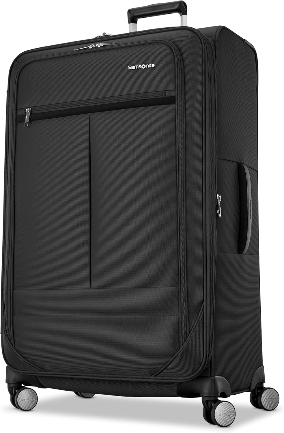 Carry-On Soft-Sided Expandable 21-Inch Element Suitcase: Airline Approved for Most Major Airlines, Durable, 360° Spinner Wheels, Adjustable Handle, 2 Front & Side Pocket- CAPTAINS BLUE