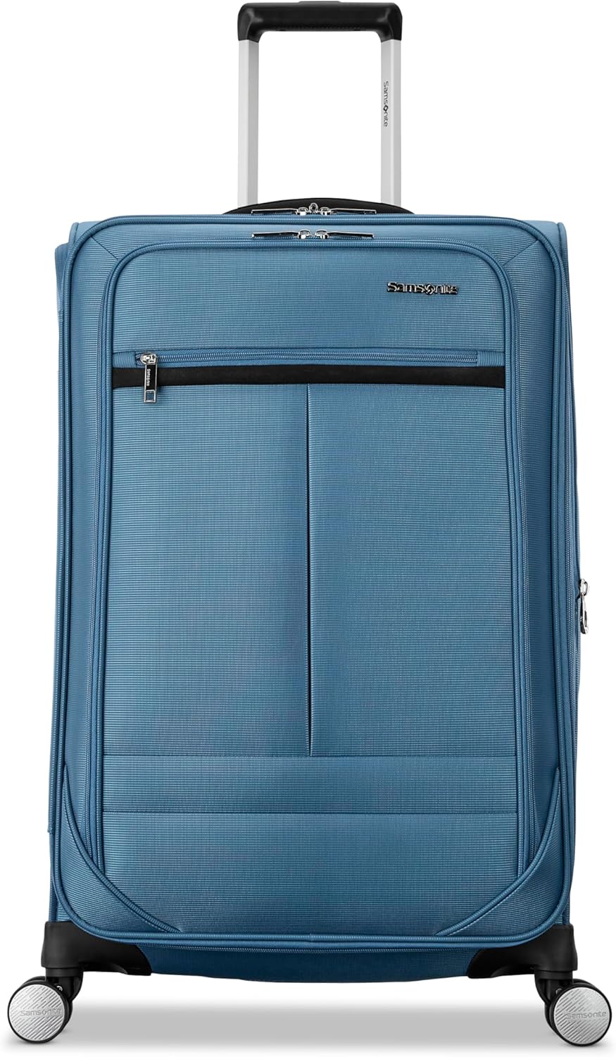 Carry-On Soft-Sided Expandable 21-Inch Element Suitcase: Airline Approved for Most Major Airlines, Durable, 360° Spinner Wheels, Adjustable Handle, 2 Front & Side Pocket- CAPTAINS BLUE