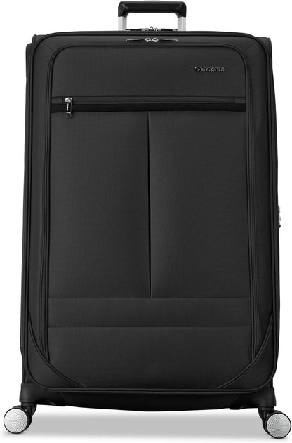 Carry-On Soft-Sided Expandable 21-Inch Element Suitcase: Airline Approved for Most Major Airlines, Durable, 360° Spinner Wheels, Adjustable Handle, 2 Front & Side Pocket- CAPTAINS BLUE
