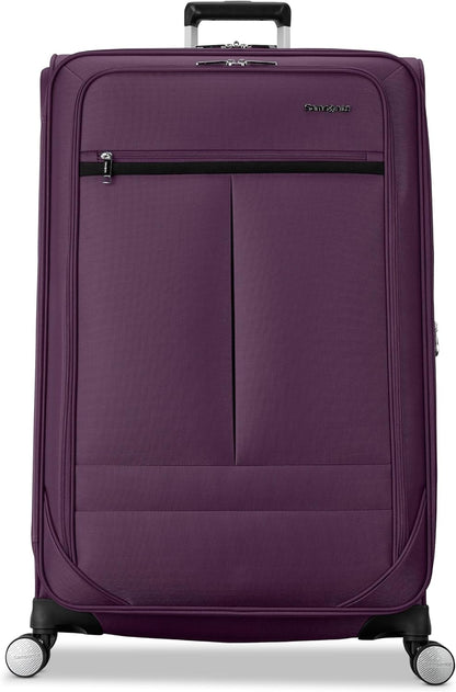 Carry-On Soft-Sided Expandable 21-Inch Element Suitcase: Airline Approved for Most Major Airlines, Durable, 360° Spinner Wheels, Adjustable Handle, 2 Front & Side Pocket- CAPTAINS BLUE
