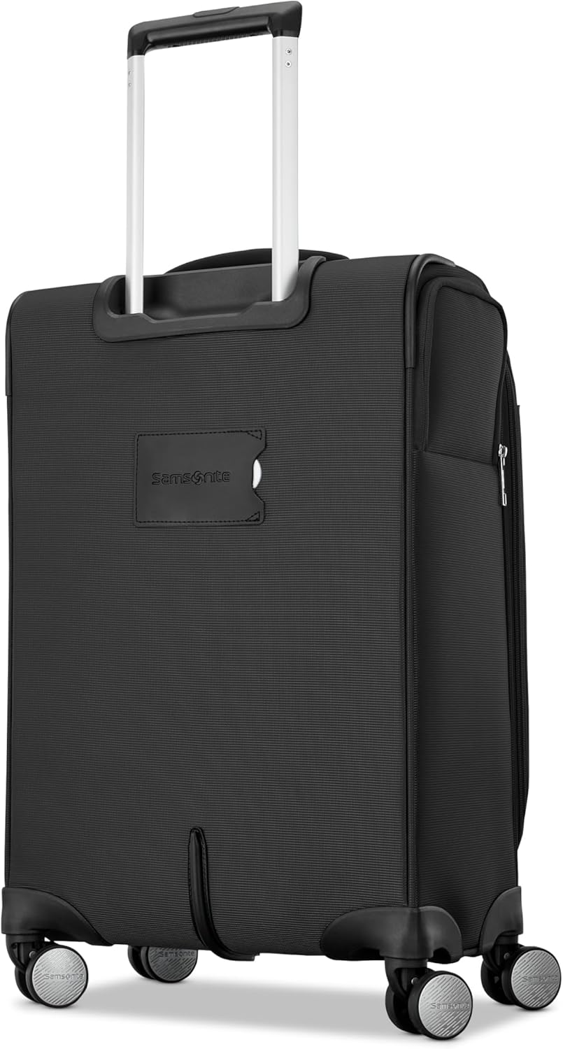 Carry-On Soft-Sided Expandable 21-Inch Element Suitcase: Airline Approved for Most Major Airlines, Durable, 360° Spinner Wheels, Adjustable Handle, 2 Front & Side Pocket- CAPTAINS BLUE