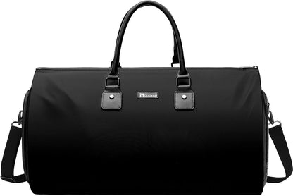 Convertible Garment Duffel Bag, 2-in-1 Hanging Suitcase for Travel | Eco-friendly garment bag converts hanging to duffel, Waterproof & wrinkle-resistant, Great for weekend or business travel.