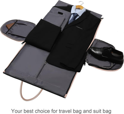 Convertible Garment Duffel Bag, 2-in-1 Hanging Suitcase for Travel | Eco-friendly garment bag converts hanging to duffel, Waterproof & wrinkle-resistant, Great for weekend or business travel.