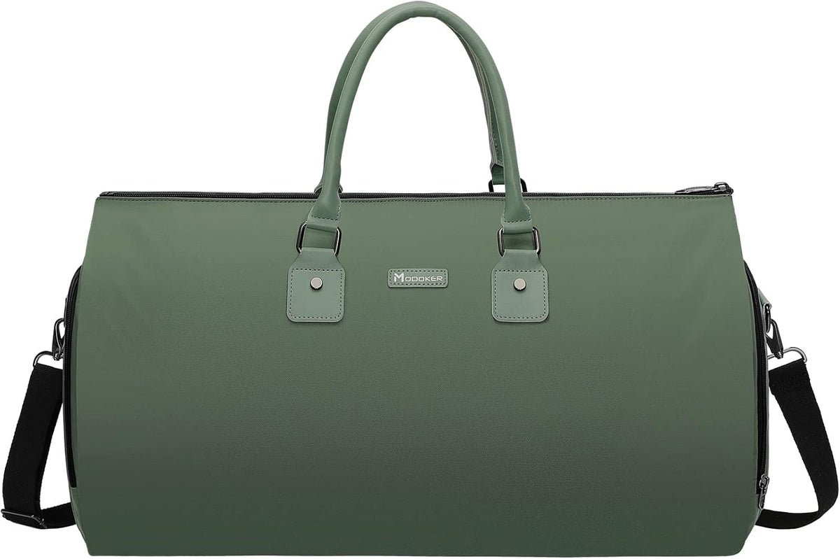 Convertible Garment Duffel Bag, 2-in-1 Hanging Suitcase for Travel | Eco-friendly garment bag converts hanging to duffel, Waterproof & wrinkle-resistant, Great for weekend or business travel.