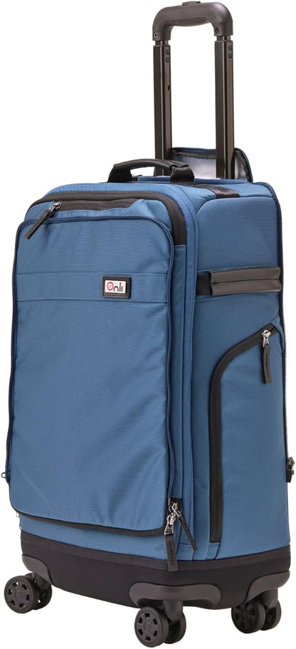 Trilogy Expandable Spinner (Black): Fits under-seat on most airplanes. Two convenient side pockets! Expandable, with solid base for strength and stability. 4-wheel design glides through airports!