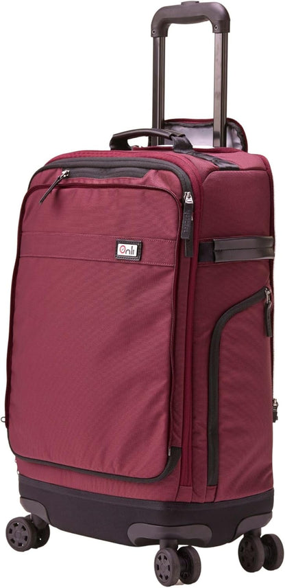 Trilogy Expandable Spinner (Black): Fits under-seat on most airplanes. Two convenient side pockets! Expandable, with solid base for strength and stability. 4-wheel design glides through airports!