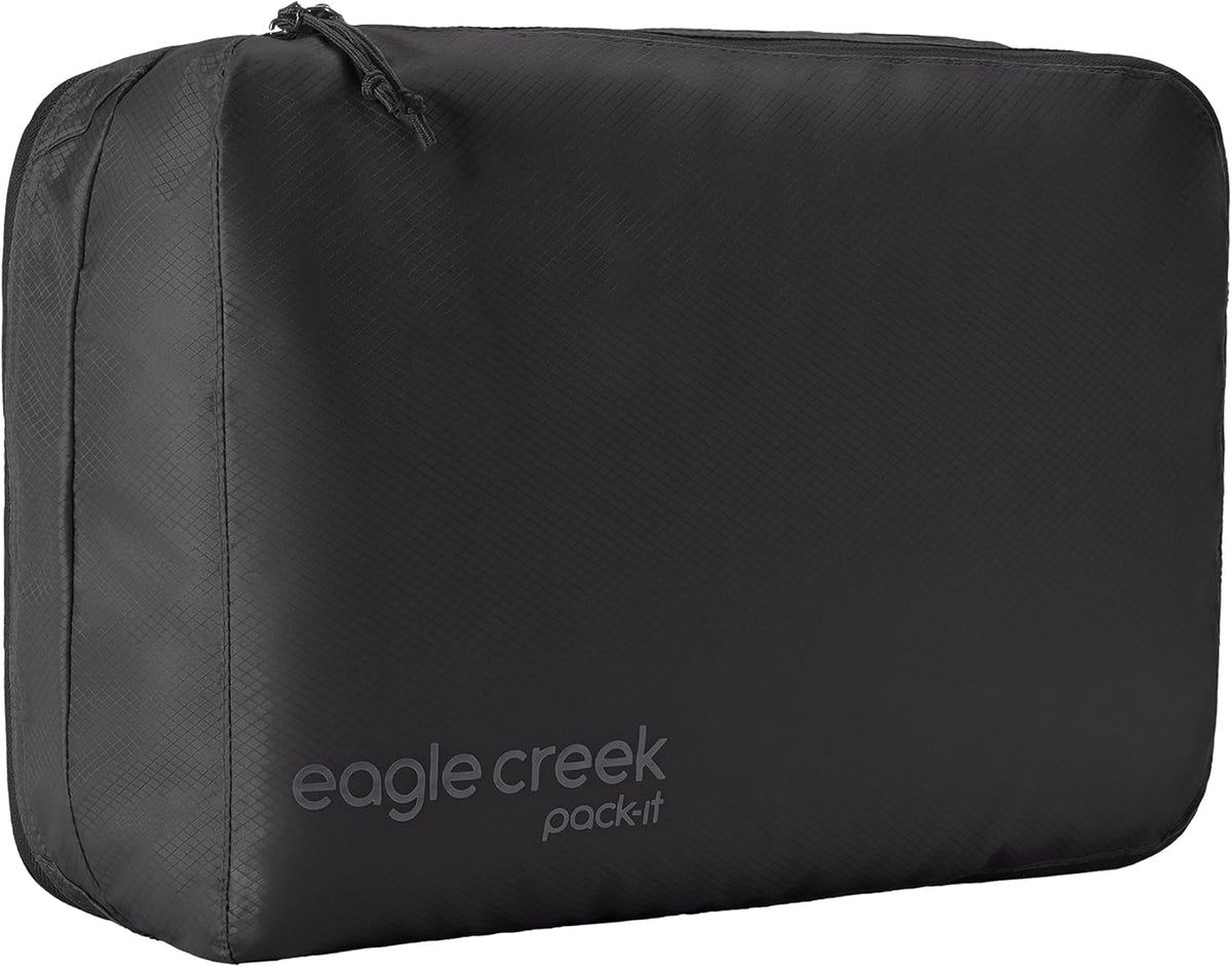 Pack-It Isolate Clean/Dirty Packing Cube - Dual Compartment Packing Cubes for Optimizing Luggage Space - Lightweight - Recycled Fabric - Washable - Medium - Blue Dawn