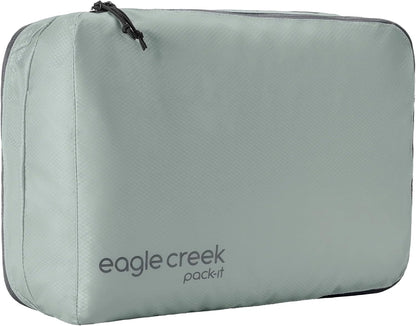 Pack-It Isolate Clean/Dirty Packing Cube - Dual Compartment Packing Cubes for Optimizing Luggage Space - Lightweight - Recycled Fabric - Washable - Medium - Blue Dawn