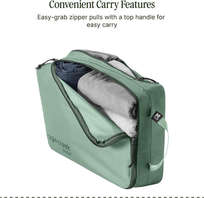 Pack-It Isolate Clean/Dirty Packing Cube - Dual Compartment Packing Cubes for Optimizing Luggage Space - Lightweight - Recycled Fabric - Washable - Medium - Blue Dawn