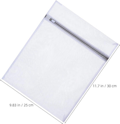 4pcs Zippered Mesh Laundry Bags for Delicates Thick Fade-resistant Gray Mini Pouches for Bras Underwear Socks Portable Organizer for Travel Dorm and Home Washing