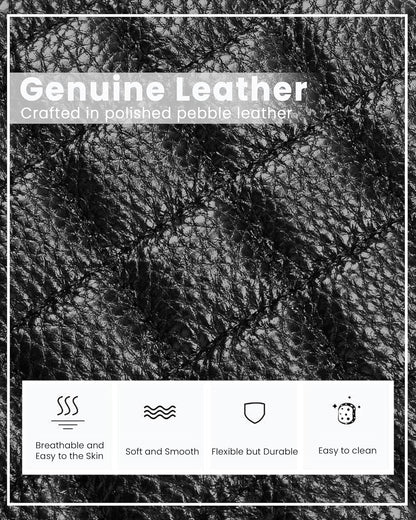 Genuine Leather Crossbody Bags for Women, Cell Phone Cross body Purse Bag with RFID Blocking Card Slots