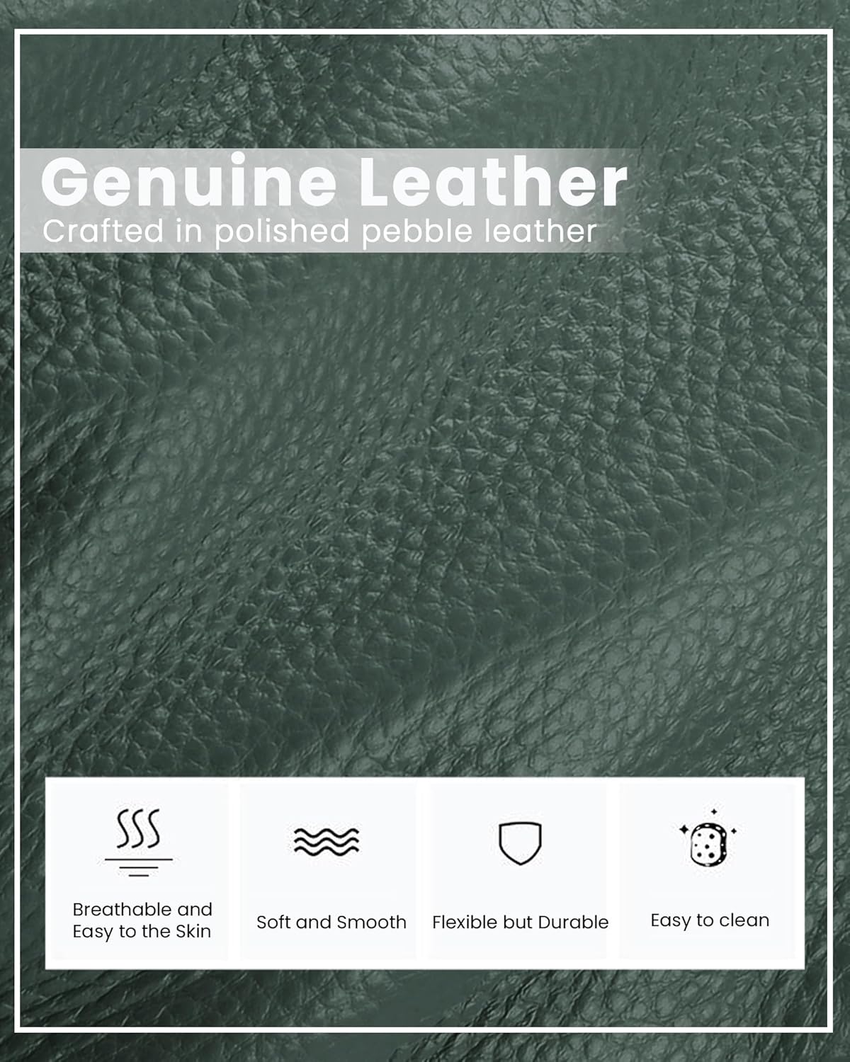 Genuine Leather Crossbody Bags for Women, Cell Phone Cross body Purse Bag with RFID Blocking Card Slots