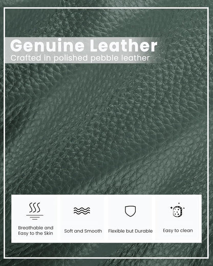 Genuine Leather Crossbody Bags for Women, Cell Phone Cross body Purse Bag with RFID Blocking Card Slots