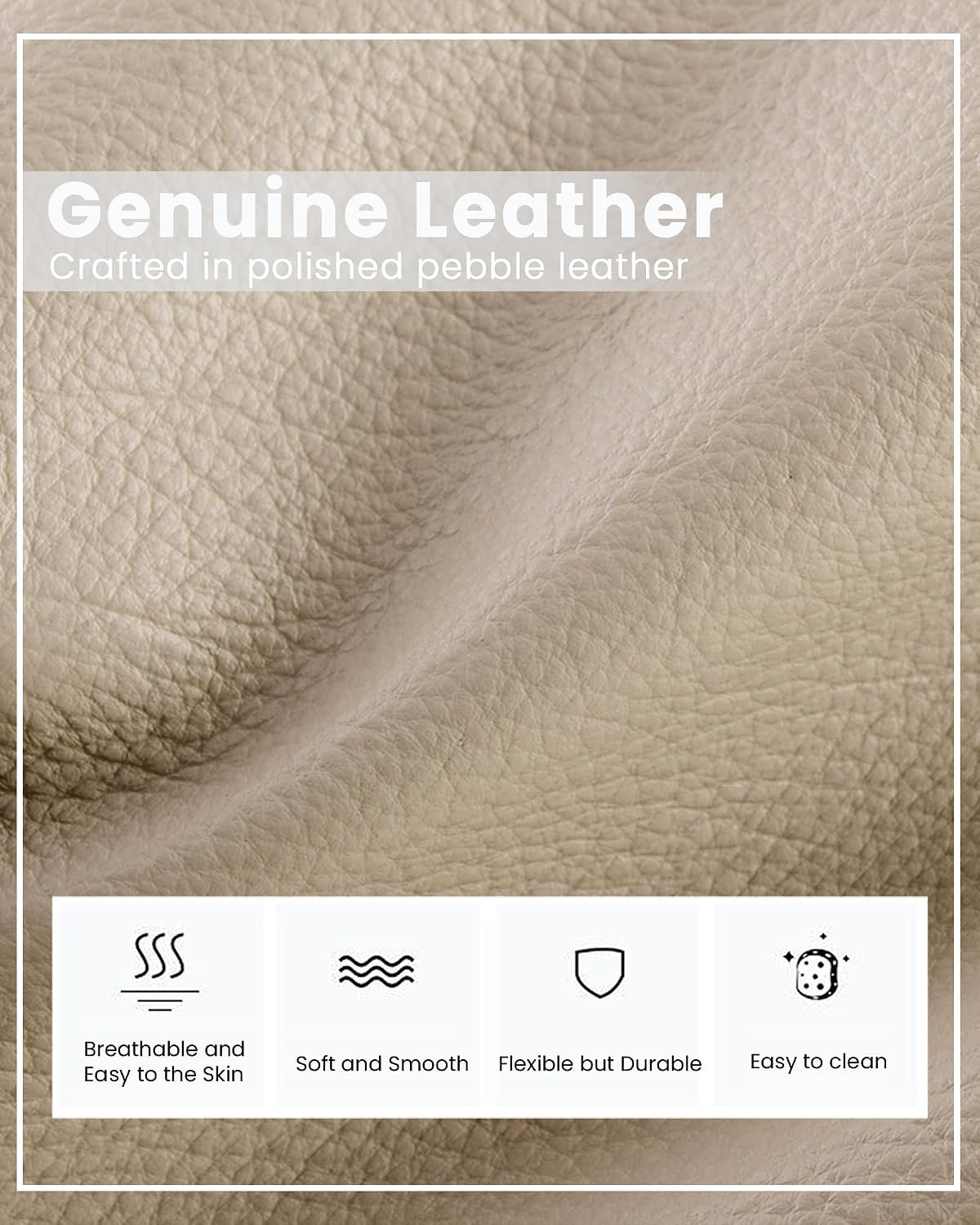 Genuine Leather Crossbody Bags for Women, Cell Phone Cross body Purse Bag with RFID Blocking Card Slots