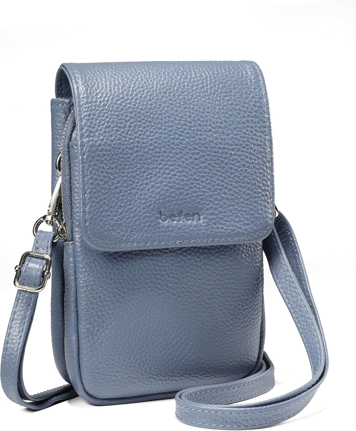 Genuine Leather Crossbody Bags for Women, Cell Phone Cross body Purse Bag with RFID Blocking Card Slots