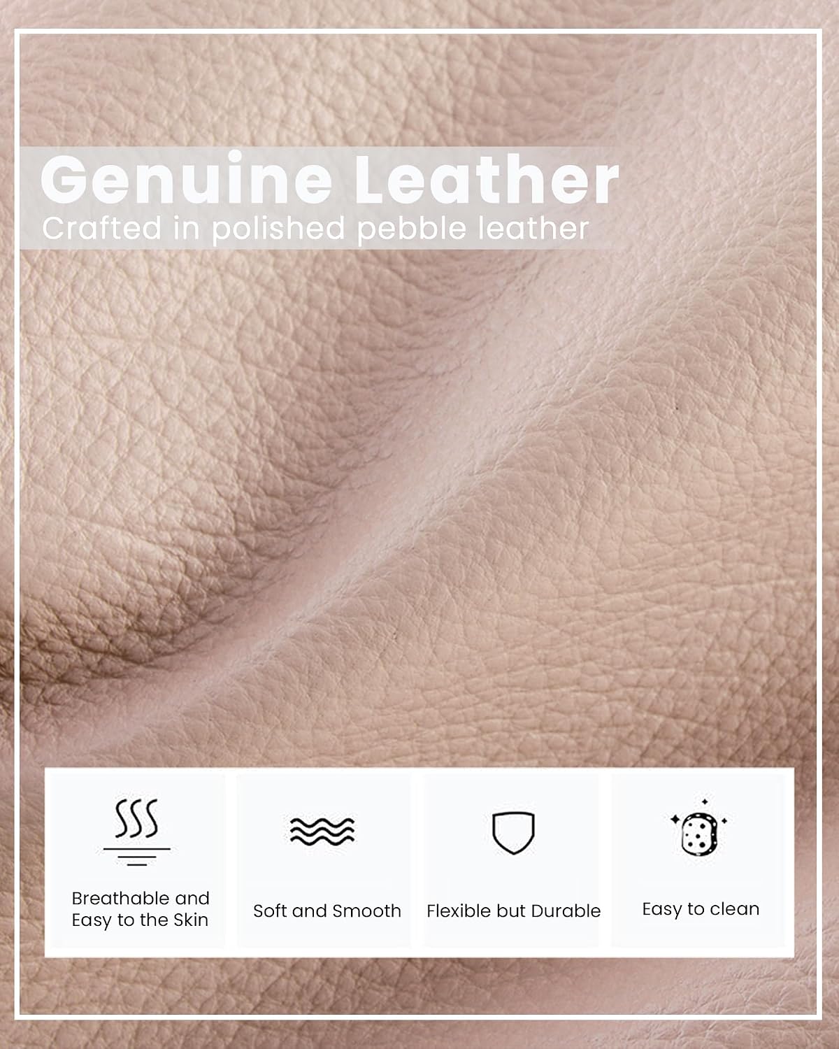 Genuine Leather Crossbody Bags for Women, Cell Phone Cross body Purse Bag with RFID Blocking Card Slots