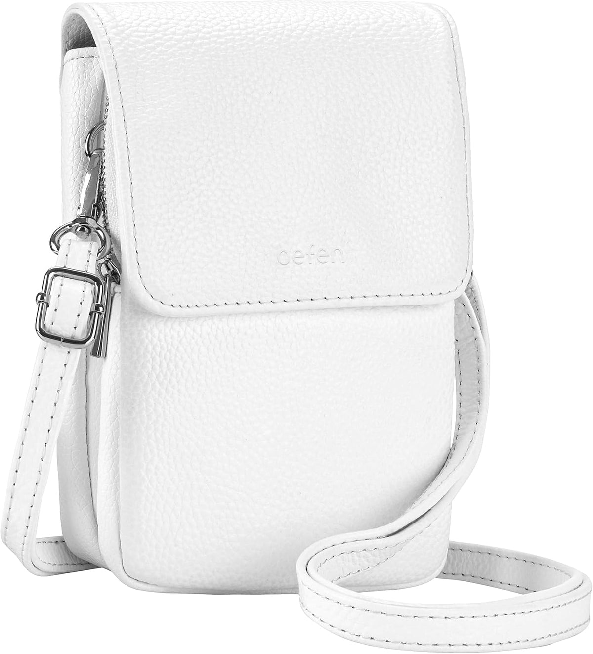 Genuine Leather Crossbody Bags for Women, Cell Phone Cross body Purse Bag with RFID Blocking Card Slots