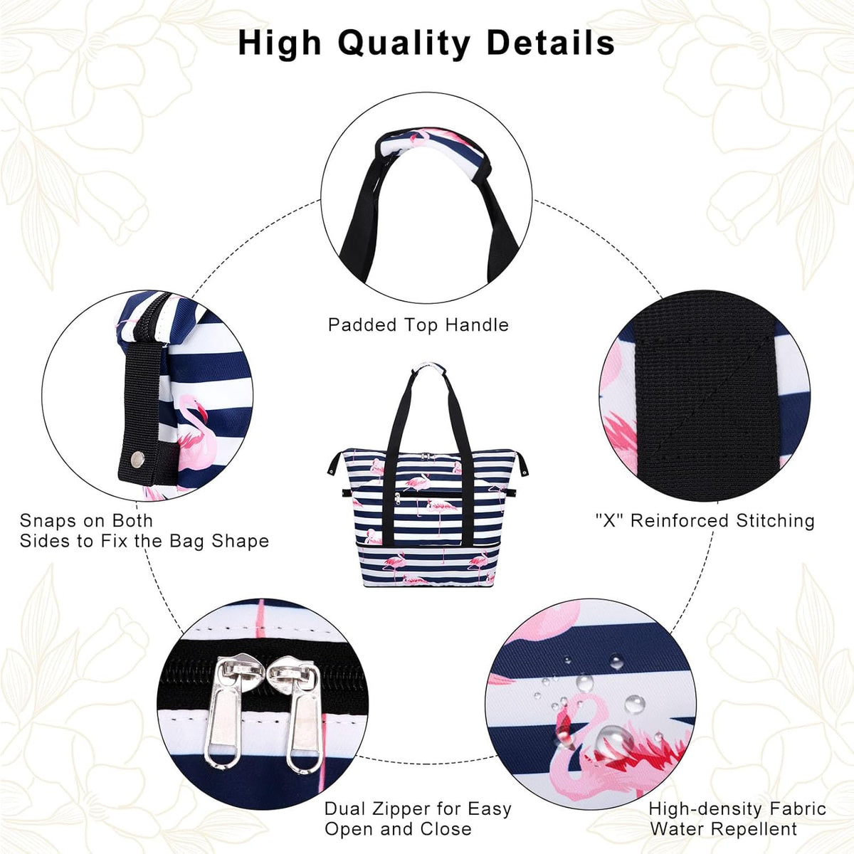 Expandable Duffel Bag for Women with Trolley Sleeve/Wet Pocket Weekender Travel Tote Large Carry On Overnight Luggage