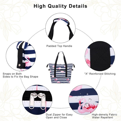 Expandable Duffel Bag for Women with Trolley Sleeve/Wet Pocket Weekender Travel Tote Large Carry On Overnight Luggage
