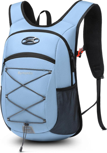 Ultra-Light Soft Daypack 15L/20L, Cushioned Breathable Back Panel Backpack, Lightweight Packable Travel Backpack (Green, 15L)