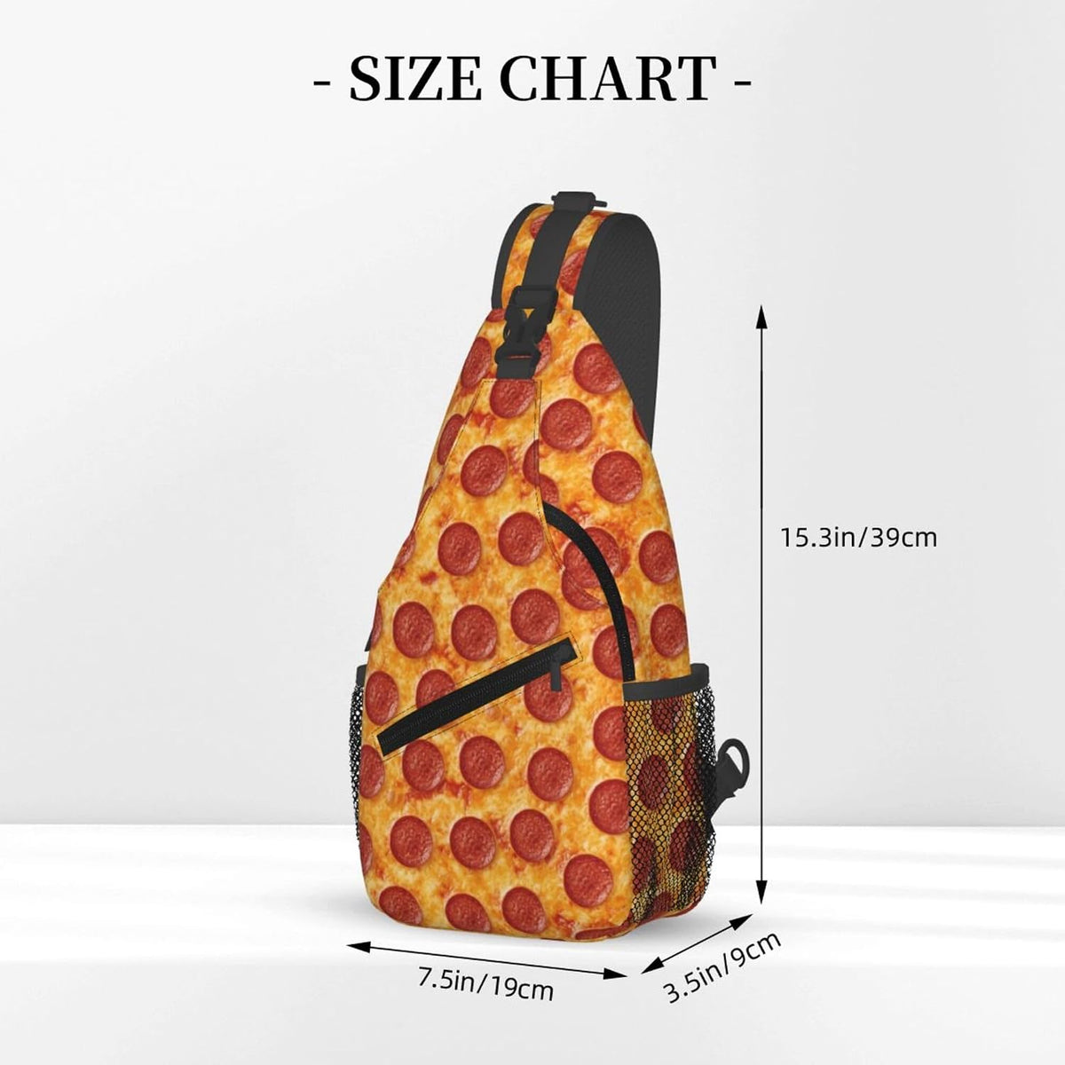 Ultra Lightweight Sling Shoulder Backpack Shoulder Chest Crossbody Bag Multipurpose Anti-Theft Daypack for Hiking Cycling Camping Travel, Boobs Breasts Print White Bookbag