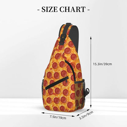 Ultra Lightweight Sling Shoulder Backpack Shoulder Chest Crossbody Bag Multipurpose Anti-Theft Daypack for Hiking Cycling Camping Travel, Boobs Breasts Print White Bookbag