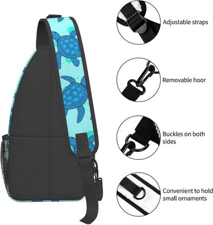 Ultra Lightweight Sling Shoulder Backpack Shoulder Chest Crossbody Bag Multipurpose Anti-Theft Daypack for Hiking Cycling Camping Travel, Boobs Breasts Print White Bookbag