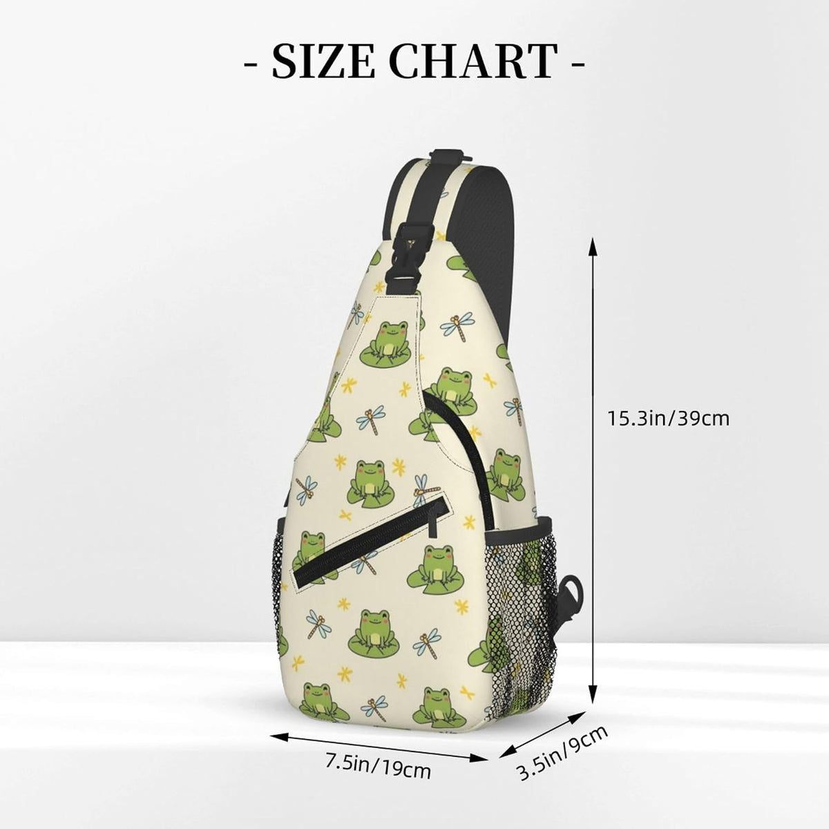Ultra Lightweight Sling Shoulder Backpack Shoulder Chest Crossbody Bag Multipurpose Anti-Theft Daypack for Hiking Cycling Camping Travel, Boobs Breasts Print White Bookbag