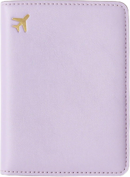 Passport Holder for Travel, RFID Blocking Waterproof PU Leather Travel Passport Cover Case Wallet