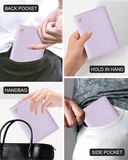 Passport Holder for Travel, RFID Blocking Waterproof PU Leather Travel Passport Cover Case Wallet