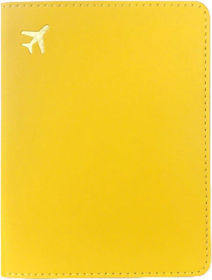 Passport Holder for Travel, RFID Blocking Waterproof PU Leather Travel Passport Cover Case Wallet