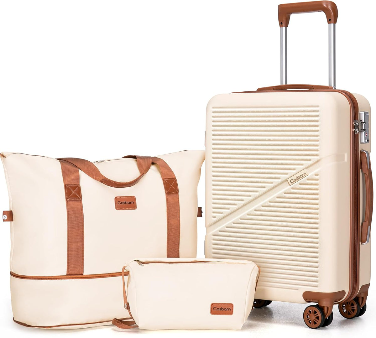Carry On Luggage 22x14x9 Airline Approved, 20 Inch Carry on Suitcases with Wheels, ABS Lightweight Carry-on Luggage, Travel Suitcase Set with Wheels and TSA Lock