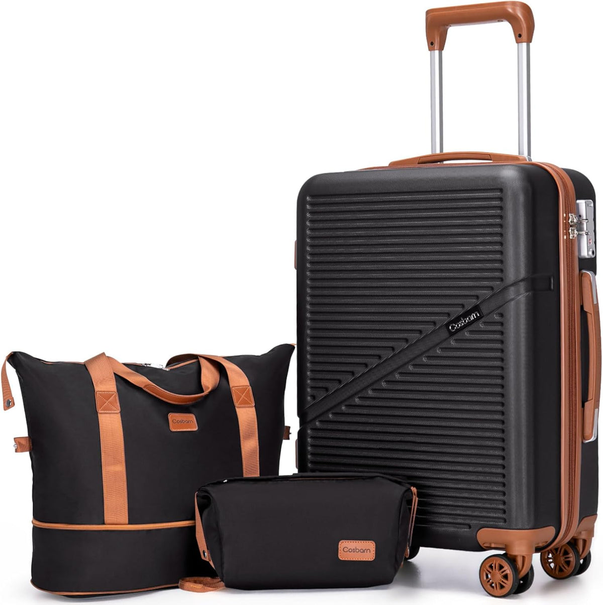 Carry On Luggage 22x14x9 Airline Approved, 20 Inch Carry on Suitcases with Wheels, ABS Lightweight Carry-on Luggage, Travel Suitcase Set with Wheels and TSA Lock