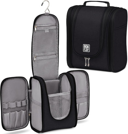Hanging Travel Toiletry Bag for Women and Men, Makeup Bag, Bathroom & Shower Organizer Kit for Accessories, Cosmetics, Travel Essentials