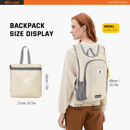 Small Daypack 10L Hiking Backpack Packable Lightweight Travel Day Pack for Women Men